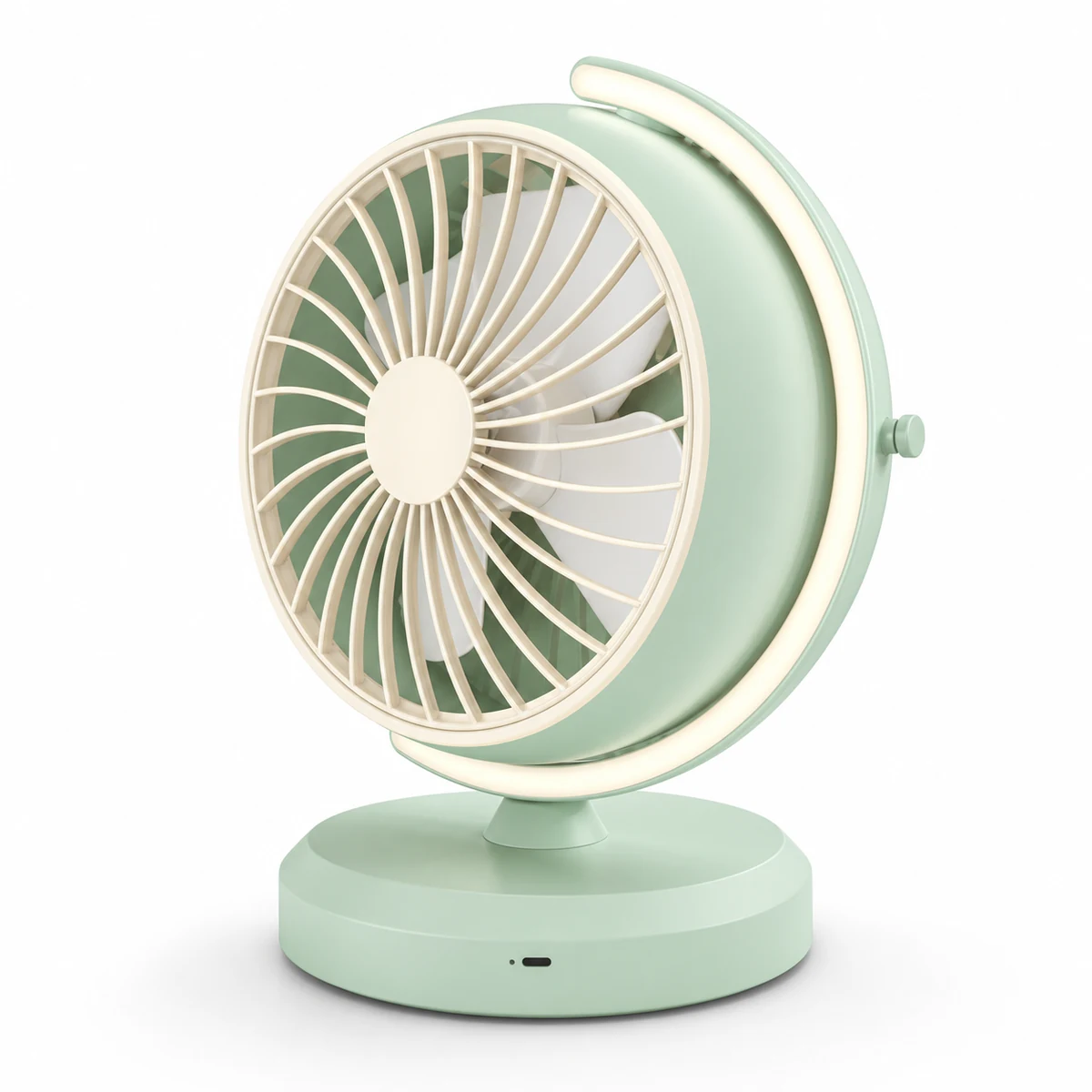 Globe night-light fan