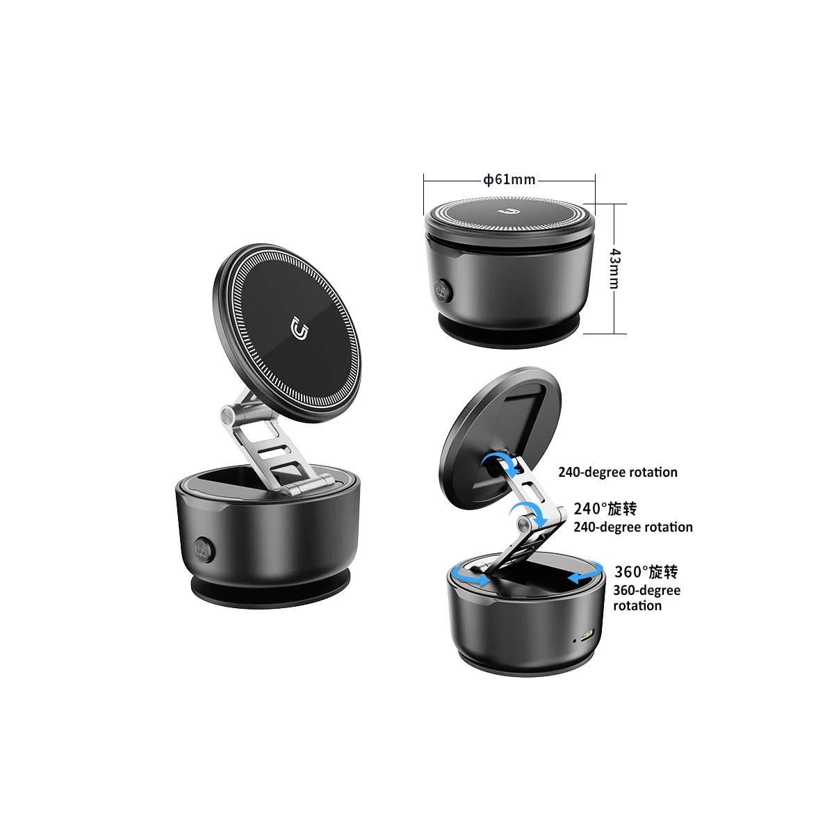 M25004 Vacuum phone holder