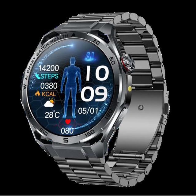 Business steel watch